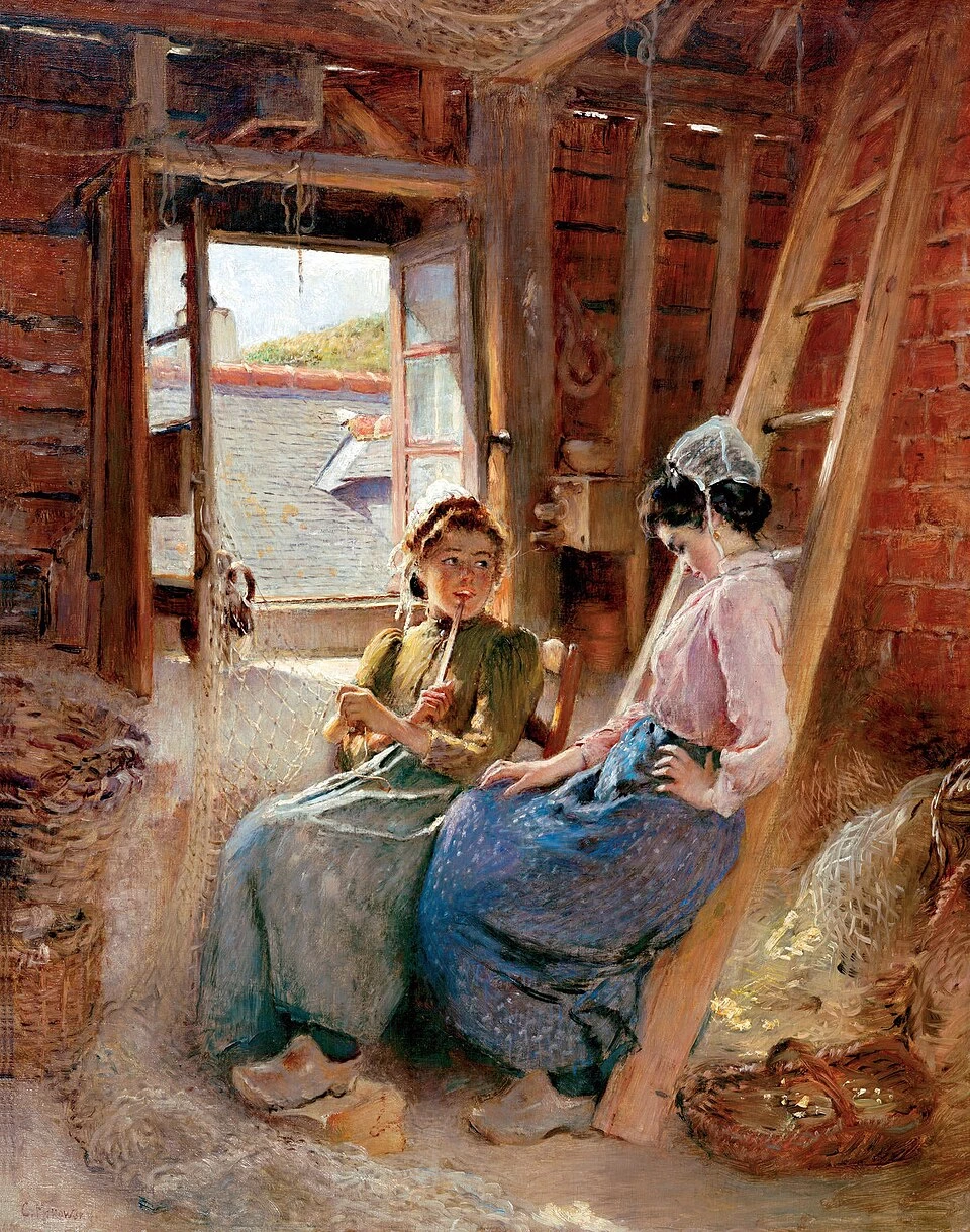Due donne bretoni, 1904 - Art Museum, Samara